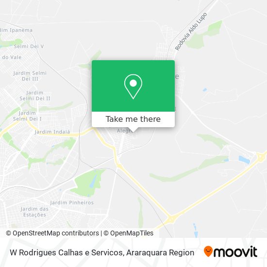 W Rodrigues Calhas e Servicos map