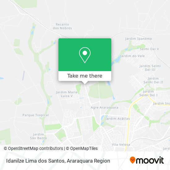 Idanilze Lima dos Santos map
