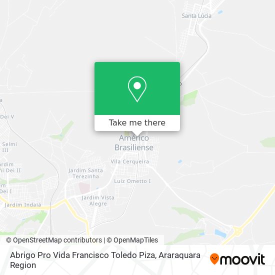 Mapa Abrigo Pro Vida Francisco Toledo Piza