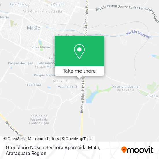 Orquidario Nossa Senhora Aparecida Mata map