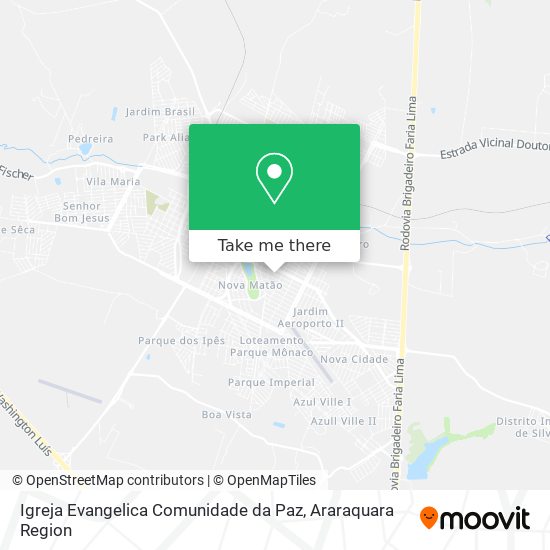 Igreja Evangelica Comunidade da Paz map