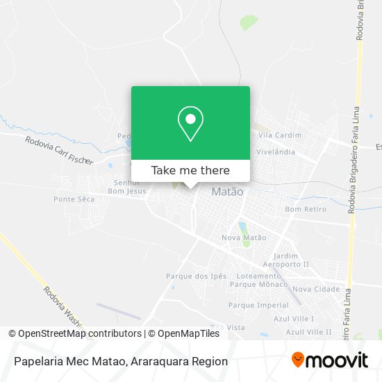 Papelaria Mec Matao map