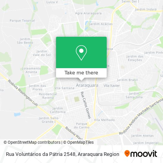 Mapa Rua Voluntários da Pátria 2548