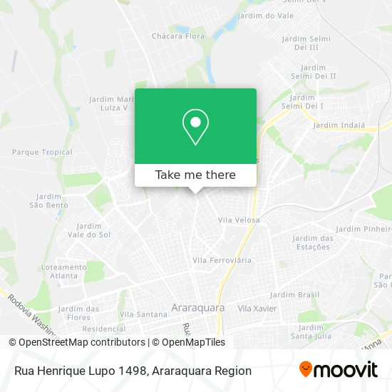 Rua Henrique Lupo 1498 map