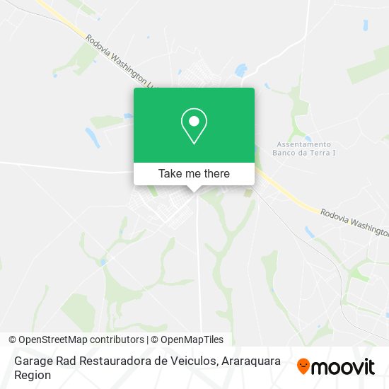 Mapa Garage Rad Restauradora de Veiculos