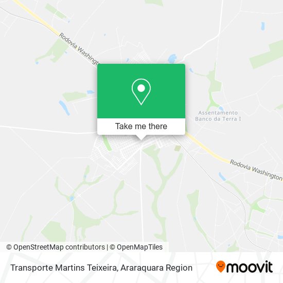 Mapa Transporte Martins Teixeira
