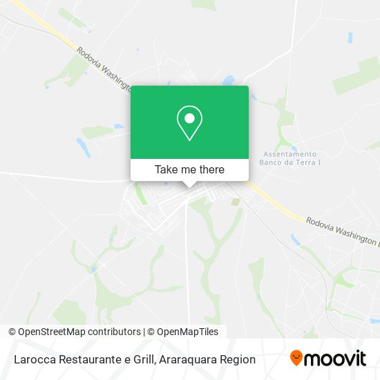 Mapa Larocca Restaurante e Grill