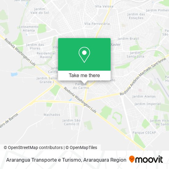 Ararangua Transporte e Turismo map