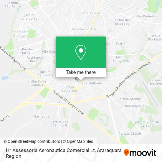 Hr Assessoria Aeronautica Comercial Lt map