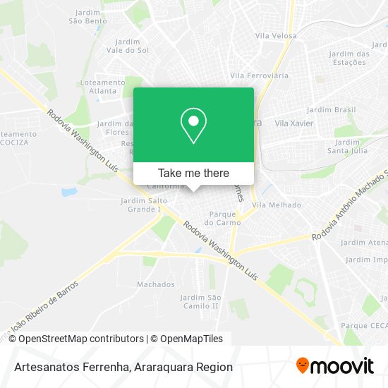 Artesanatos Ferrenha map