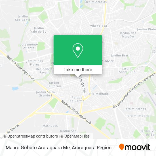 Mauro Gobato Araraquara Me map