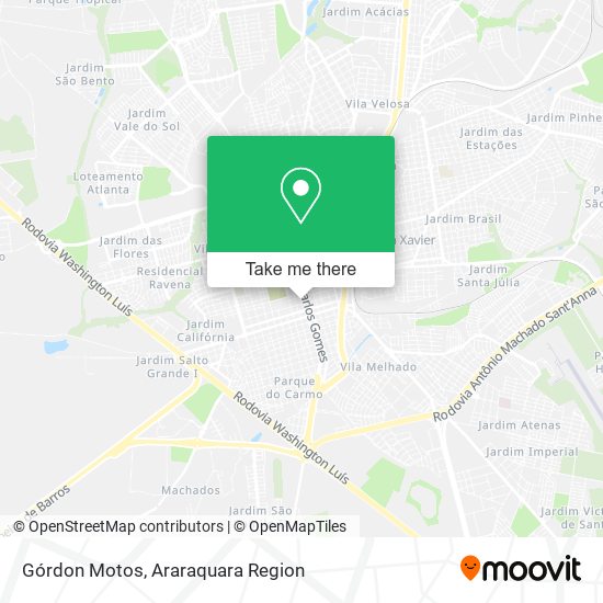 Górdon Motos map