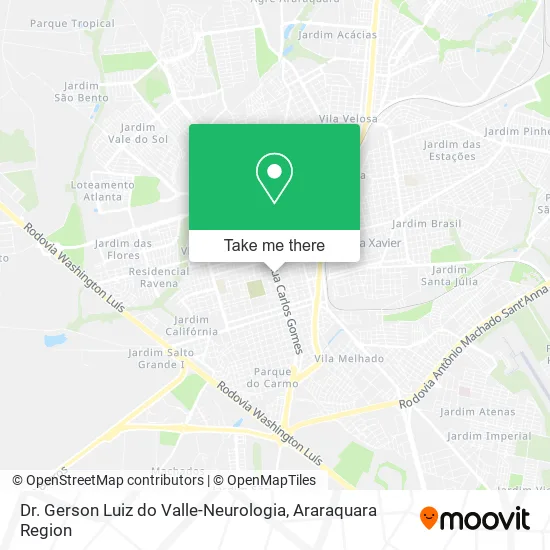 Dr. Gerson Luiz do Valle-Neurologia map