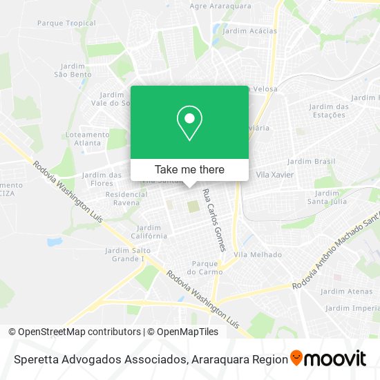 Speretta Advogados Associados map