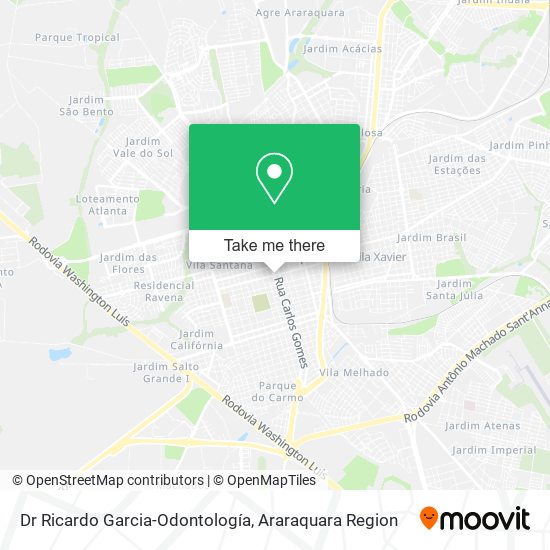 Dr Ricardo Garcia-Odontología map