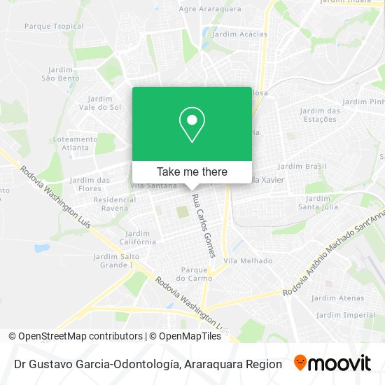 Dr Gustavo Garcia-Odontología map
