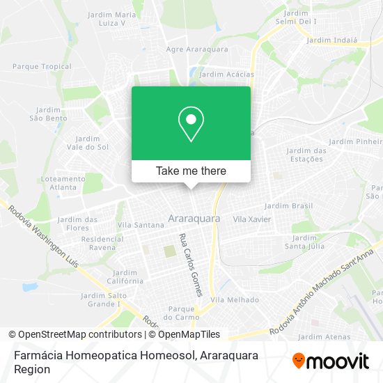 Farmácia Homeopatica Homeosol map