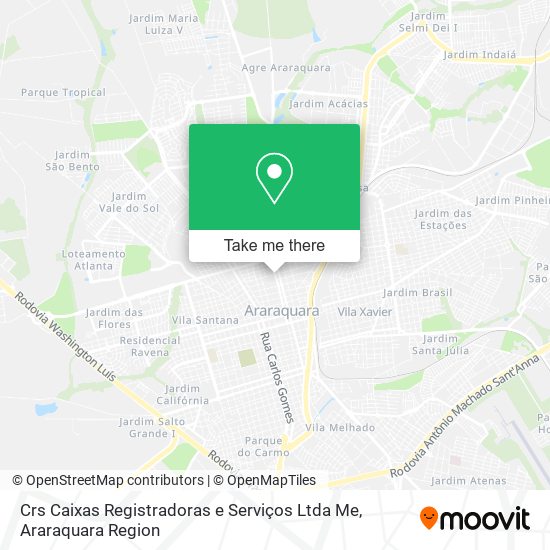 Crs Caixas Registradoras e Serviços Ltda Me map