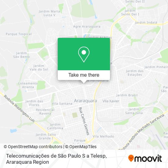 Telecomunicações de São Paulo S a Telesp map