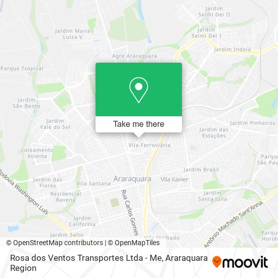 Rosa dos Ventos Transportes Ltda - Me map