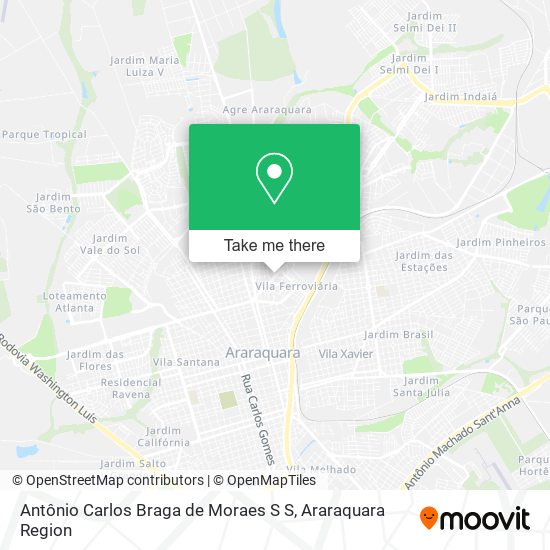 Mapa Antônio Carlos Braga de Moraes S S