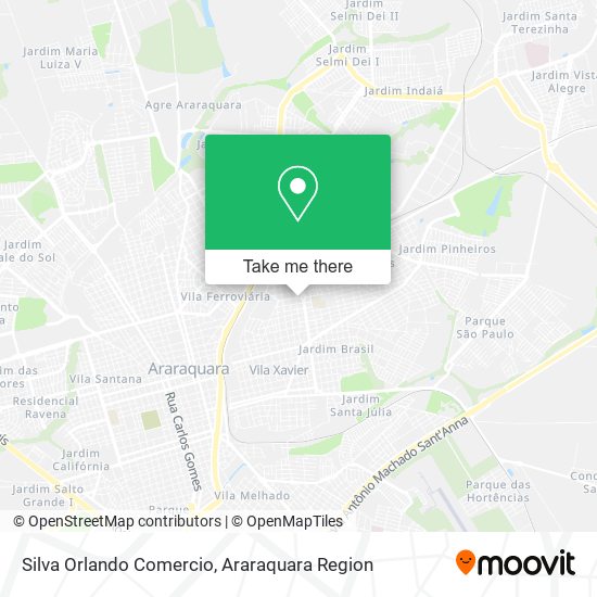 Silva Orlando Comercio map