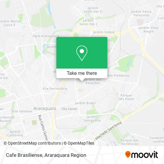 Cafe Brasiliense map