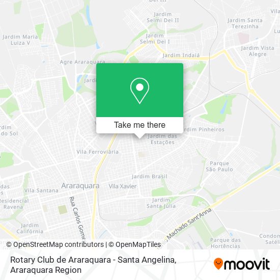 Rotary Club de Araraquara - Santa Angelina map