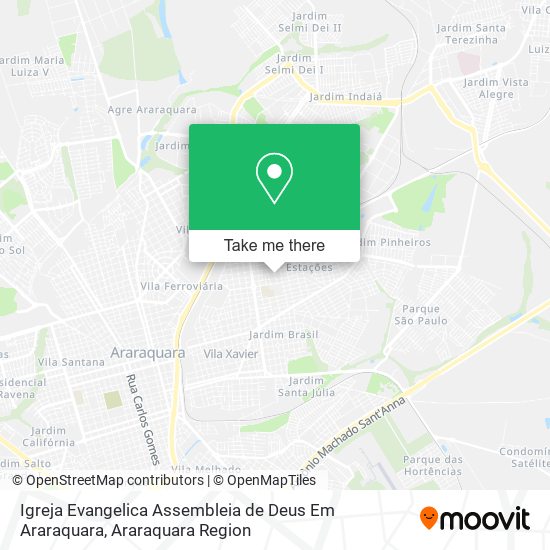 Igreja Evangelica Assembleia de Deus Em Araraquara map