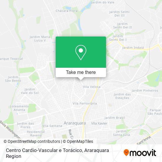 Centro Cardio-Vascular e Torácico map