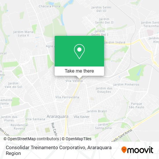 Consolidar Treinamento Corporativo map