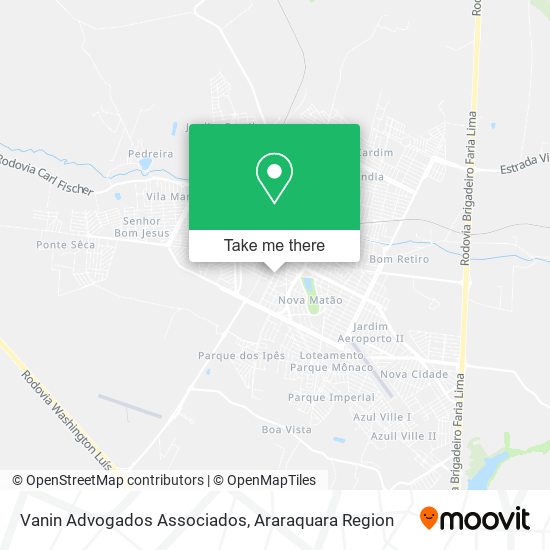 Vanin Advogados Associados map