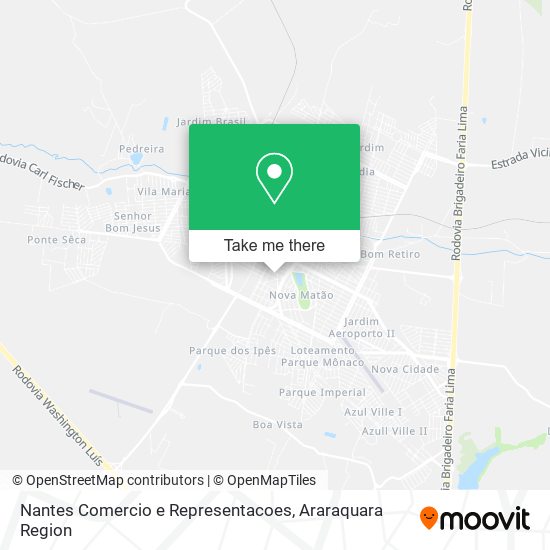 Nantes Comercio e Representacoes map