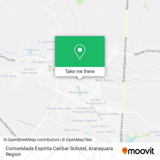 Comunidade Espirita Cairbar Schutel map