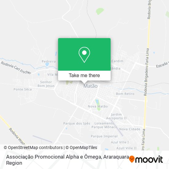 Associação Promocional Alpha e Ômega map