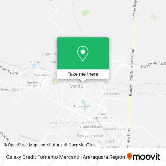 Galaxy Credit Fomento Mercantil map