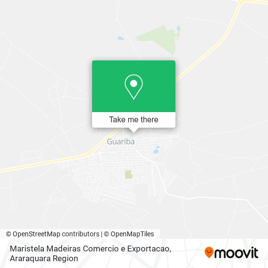 Maristela Madeiras Comercio e Exportacao map