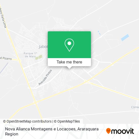 Nova Alianca Montagens e Locacoes map