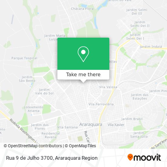 Rua 9 de Julho 3700 map