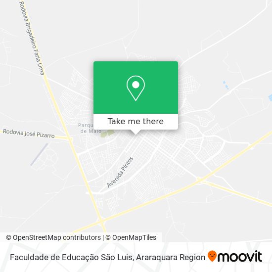 Faculdade de Educação São Luis map