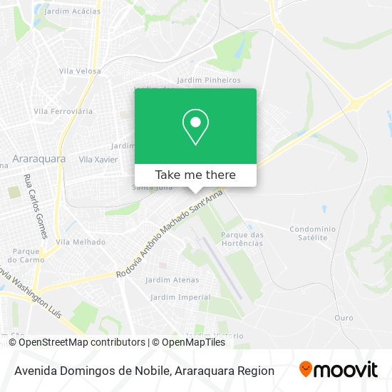 Avenida Domingos de Nobile map