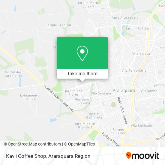 Kavii Coffee Shop map