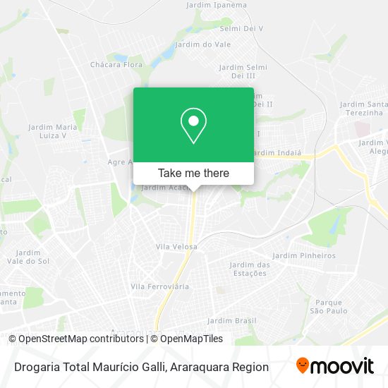 Drogaria Total Maurício Galli map