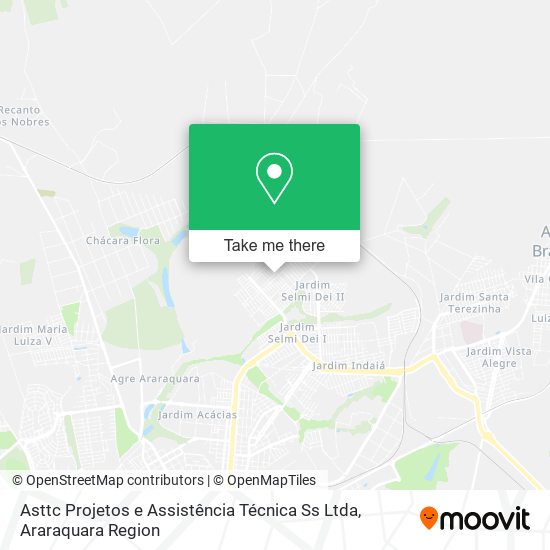 Asttc Projetos e Assistência Técnica Ss Ltda map