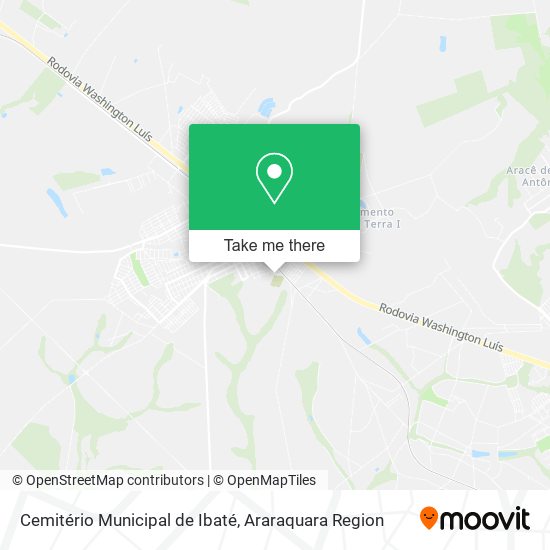 Cemitério Municipal de Ibaté map
