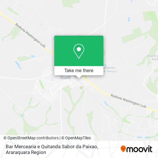 Bar Mercearia e Quitanda Sabor da Paixao map