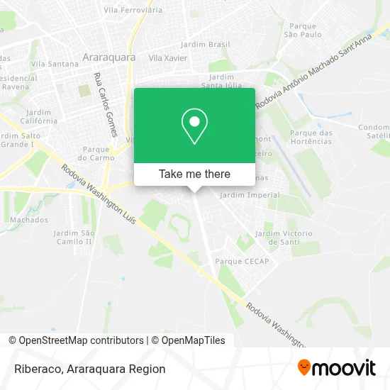 Riberaco map