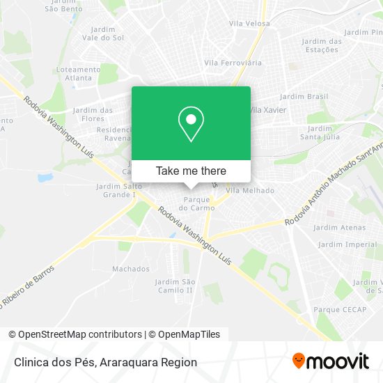 Clinica dos Pés map