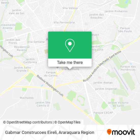 Gabmar Construcoes Eireli map