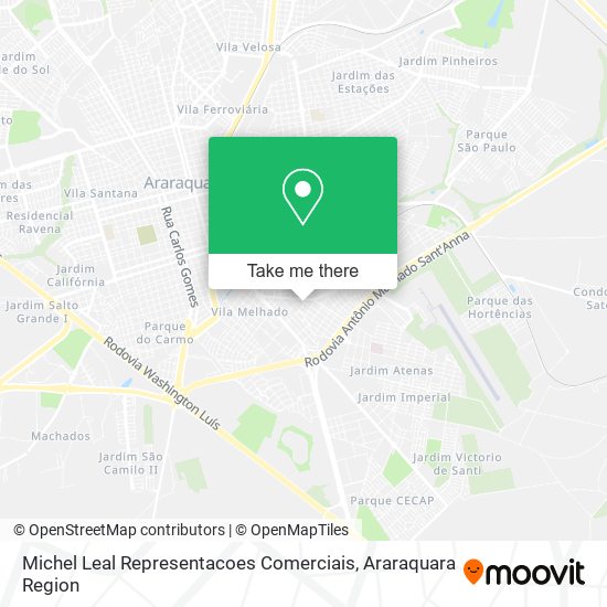 Mapa Michel Leal Representacoes Comerciais